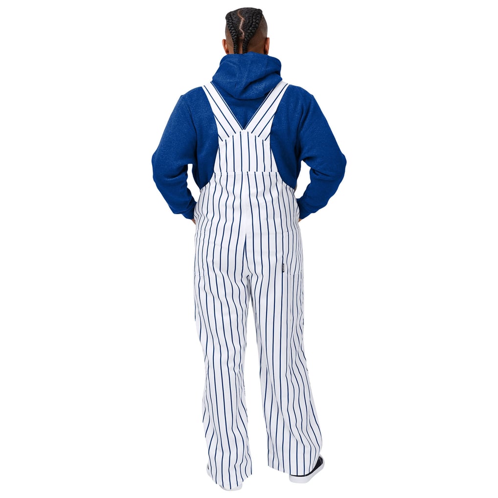  Chicago Cubs FOCO Pinstripe Bib Overalls - White